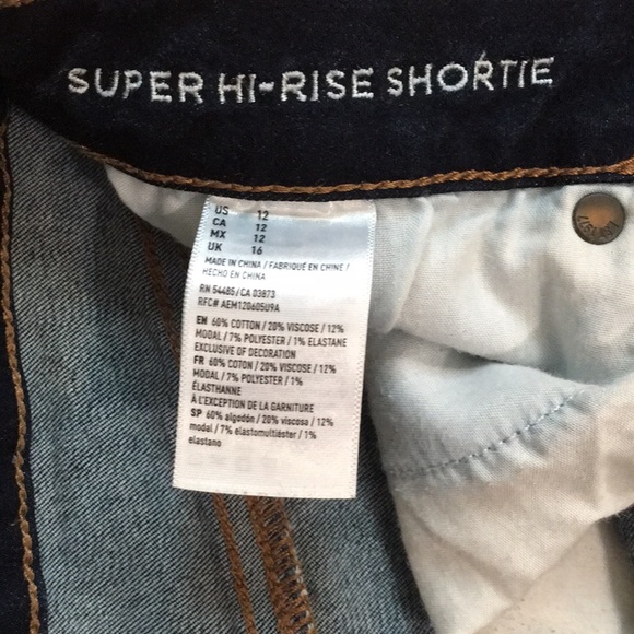 American Eagle Super Hi-Rise Cuffed Shortie - Picture 5 of 5